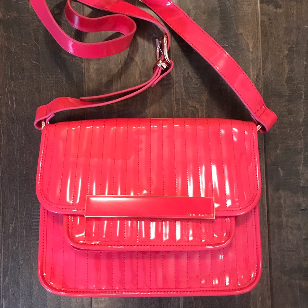 NEVER WORN! TED BAKER PATENT CROSSBODY!